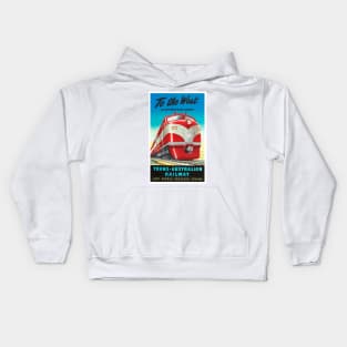 Trans-Australian Railway Kids Hoodie